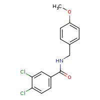 3,4-dichloro-N-[(4-methoxyphenyl)methyl]benzamide