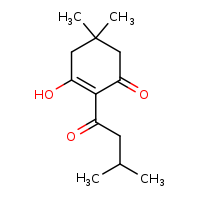 3-hydroxy-5,5-dimethyl-2-(3-methylbutanoyl)cyclohex-2-en-1-one