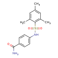4-(2,4,6-trimethylbenzenesulfonamido)benzamide