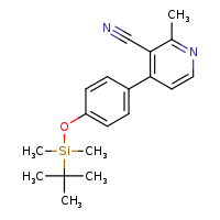 4-{4-[(tert-butyldimethylsilyl)oxy]phenyl}-2-methylpyridine-3-carbonitrile