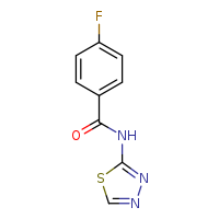 4-fluoro-N-(1,3,4-thiadiazol-2-yl)benzamide