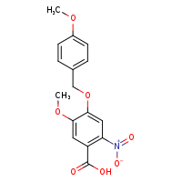5-methoxy-4-[(4-methoxyphenyl)methoxy]-2-nitrobenzoic acid