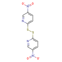 5-nitro-2-[(5-nitropyridin-2-yl)disulfanyl]pyridine