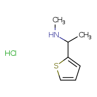 methyl[1-(thiophen-2-yl)ethyl]amine hydrochloride