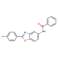 N-[2-(4-iodophenyl)-1,3-benzoxazol-5-yl]benzamide