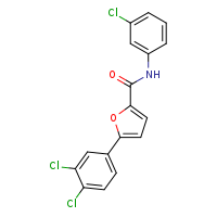 N-(3-chlorophenyl)-5-(3,4-dichlorophenyl)furan-2-carboxamide