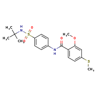 N-[4-(tert-butylsulfamoyl)phenyl]-2-methoxy-4-(methylsulfanyl)benzamide