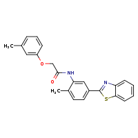 N-[5-(1,3-benzothiazol-2-yl)-2-methylphenyl]-2-(3-methylphenoxy)acetamide