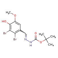 N'-[(E)-(2,3-dibromo-4-hydroxy-5-methoxyphenyl)methylidene]tert-butoxycarbohydrazide