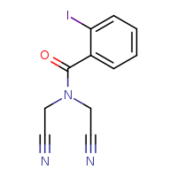N,N-bis(cyanomethyl)-2-iodobenzamide