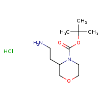 tert-butyl 3-(2-aminoethyl)morpholine-4-carboxylate hydrochloride