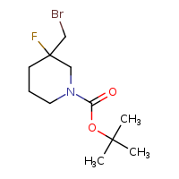 tert-butyl 3-(bromomethyl)-3-fluoropiperidine-1-carboxylate