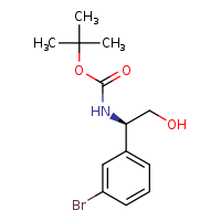 tert-butyl N-[(1R)-1-(3-bromophenyl)-2-hydroxyethyl]carbamate