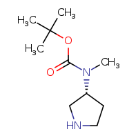 tert-butyl N-methyl-N-[(3R)-pyrrolidin-3-yl]carbamate