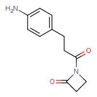 1-[3-(4-aminophenyl)propanoyl]azetidin-2-one