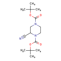 1,4-di-tert-butyl 2-cyanopiperazine-1,4-dicarboxylate