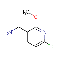 1-(6-chloro-2-methoxypyridin-3-yl)methanamine