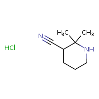 2,2-dimethylpiperidine-3-carbonitrile hydrochloride