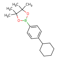 2-(4-cyclohexylphenyl)-4,4,5,5-tetramethyl-1,3,2-dioxaborolane