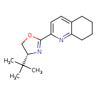 2-[(4R)-4-tert-butyl-4,5-dihydro-1,3-oxazol-2-yl]-5,6,7,8-tetrahydroquinoline