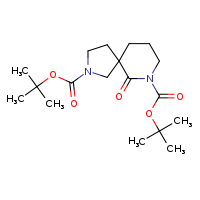 2,7-di-tert-butyl 6-oxo-2,7-diazaspiro[4.5]decane-2,7-dicarboxylate