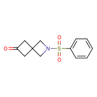2-(benzenesulfonyl)-2-azaspiro[3.3]heptan-6-one