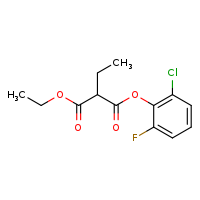 2-chloro-6-fluorophenyl 1-ethyl 2-ethylpropanedioate