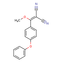 2-[methoxy(4-phenoxyphenyl)methylidene]propanedinitrile