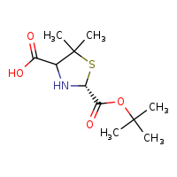 (2R)-2-(tert-butoxycarbonyl)-5,5-dimethyl-1,3-thiazolidine-4-carboxylic acid