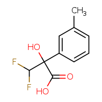 3,3-difluoro-2-hydroxy-2-(3-methylphenyl)propanoic acid