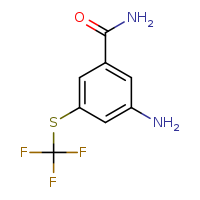 3-amino-5-[(trifluoromethyl)sulfanyl]benzamide