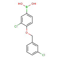 3-chloro-4-[(3-chlorophenyl)methoxy]phenylboronic acid
