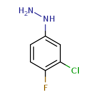 (3-chloro-4-fluorophenyl)hydrazine