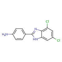 4-(4,6-dichloro-1H-1,3-benzodiazol-2-yl)aniline