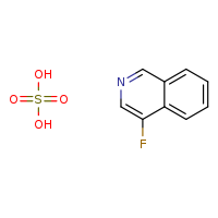 4-fluoroisoquinoline; sulfuric acid