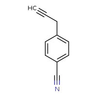 4-(prop-2-yn-1-yl)benzonitrile