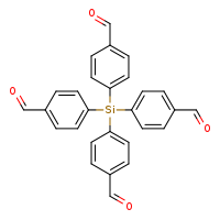 4-[tris(4-formylphenyl)silyl]benzaldehyde