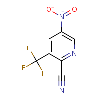 5-nitro-3-(trifluoromethyl)pyridine-2-carbonitrile