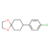 8-(4-chlorophenyl)-1,4-dioxaspiro[4.5]decane