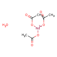 bis(acetyloxy)neodymiotris(ylium) acetate hydrate