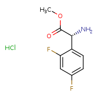 methyl (2R)-2-amino-2-(2,4-difluorophenyl)acetate hydrochloride