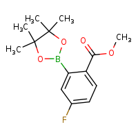 methyl 4-fluoro-2-(4,4,5,5-tetramethyl-1,3,2-dioxaborolan-2-yl)benzoate