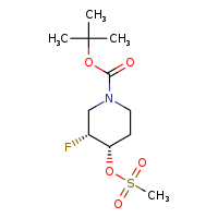 tert-butyl (3R,4S)-3-fluoro-4-(methanesulfonyloxy)piperidine-1-carboxylate