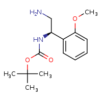 tert-butyl N-[(1R)-2-amino-1-(2-methoxyphenyl)ethyl]carbamate