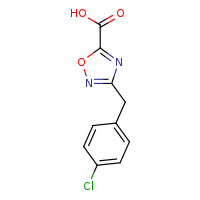 3-[(4-chlorophenyl)methyl]-1,2,4-oxadiazole-5-carboxylic acid