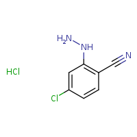 4-chloro-2-hydrazinylbenzonitrile hydrochloride
