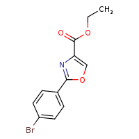 ethyl 2-(4-bromophenyl)-1,3-oxazole-4-carboxylate