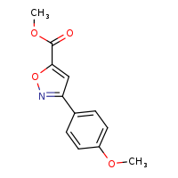 methyl 3-(4-methoxyphenyl)-1,2-oxazole-5-carboxylate