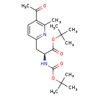 tert-butyl (2S)-3-(5-acetyl-6-methylpyridin-2-yl)-2-[(tert-butoxycarbonyl)amino]propanoate