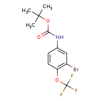 tert-butyl N-[3-bromo-4-(trifluoromethoxy)phenyl]carbamate